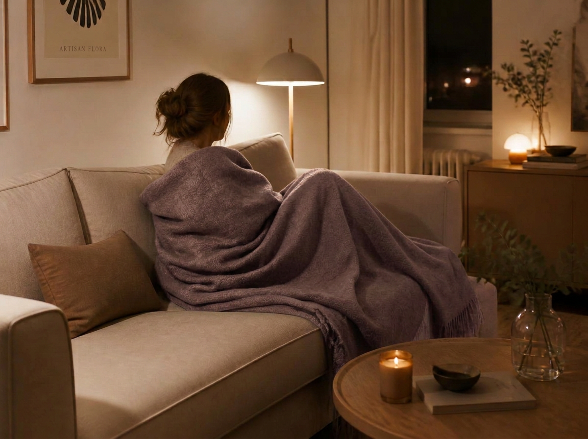 Kvällsstund i soffan med NordicBlanket